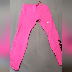 Women's Hot Pink Nike Dri-Fit Leggings